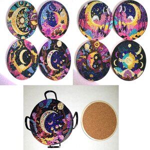 Cosmic Moon Coasters